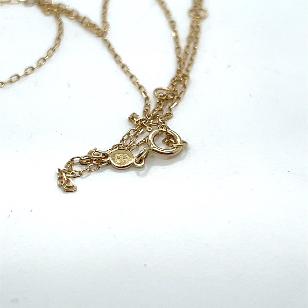 Gorjana Diamond Bar 14K Solid Gold Chain Necklace Adjustable 15-17 Inch (view 4)