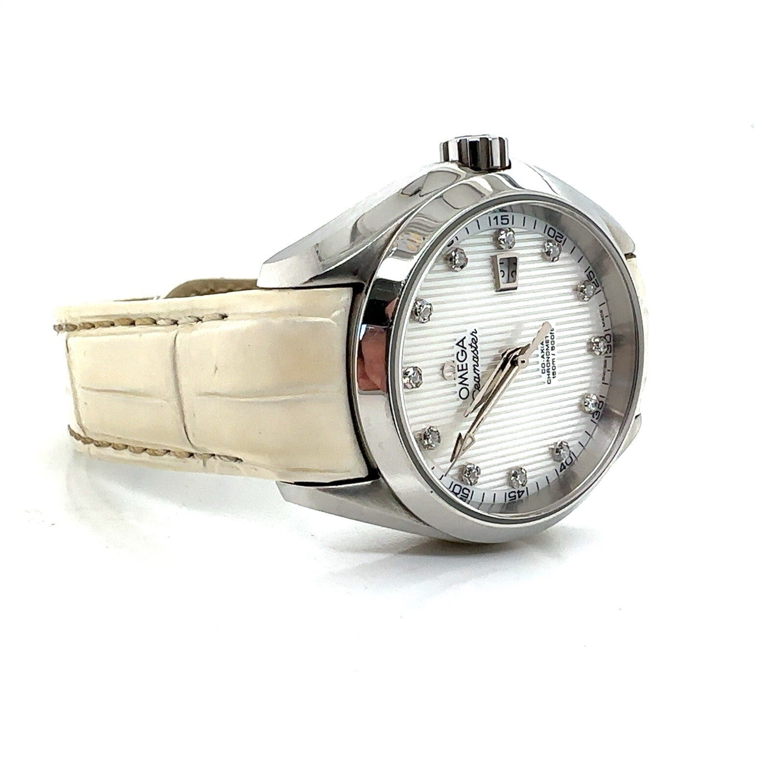 Omega Seamaster Aqua Terra 34mm 231.13.34.20.55.001 Diamond Dial Automatic Watch (view 3)