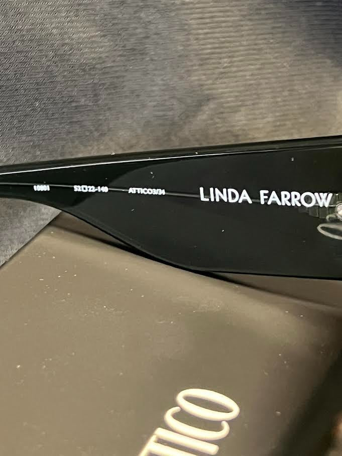 THE ATTICO x LINDA FARROW MARFA SUNGLASSES MILITARY GREEN ATTICO3C34SUN 140mm — view 6