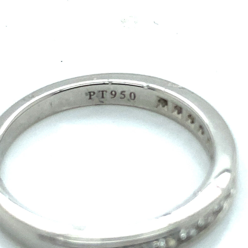 Tiffany & Co. 3mm 0.33tcw Platinum and Diamond Novo Band Ring Size 5 (view 5)