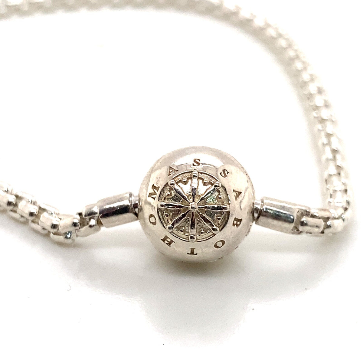 Thomas Sabo Sterling Silver 925 Barrel Link Bracelet 7.75" (view 2)