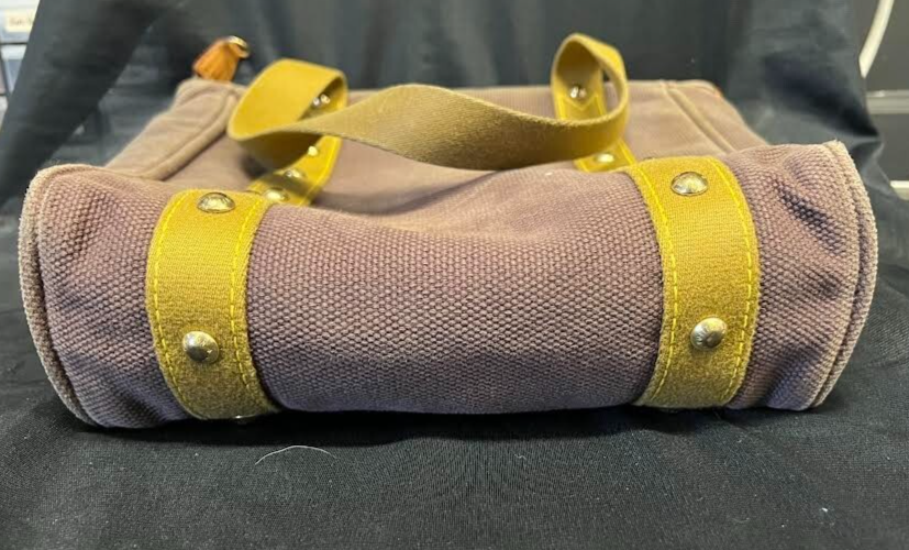 Louis Vuitton Antigua Cabas MM Double Handle Shoulder Bag Brown Canvas (view 6)