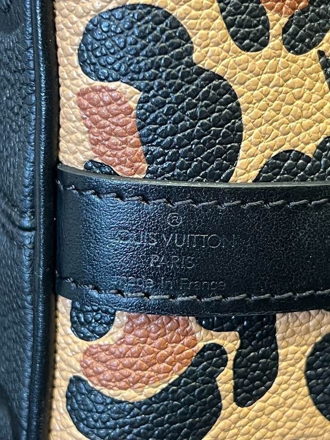 Louis Vuitton Black Monogram Wild AT Heart Speedy 25 Bandouliere Leather W Lock (view 12)