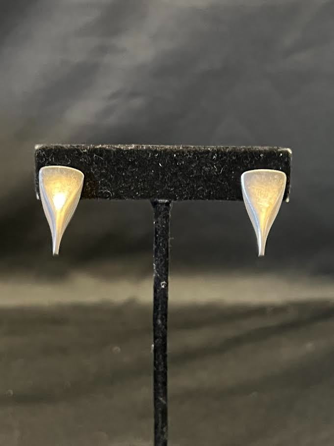 Georg Jensen Vintage Screw/clip ON Earring Sterling Silver 925 116B 1960's Era (view 13)