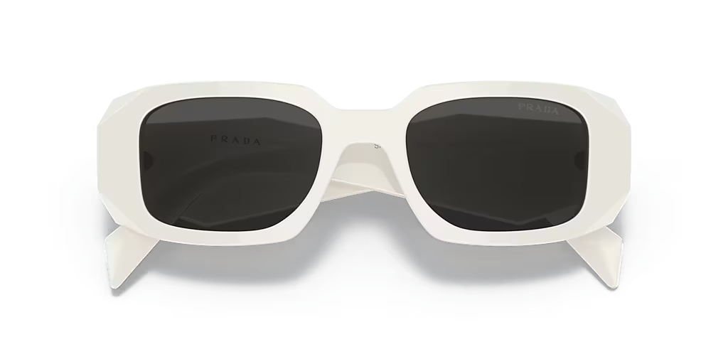 Prada Sunglasses PR 17WS 1425S0 49-20 TALC FRAME/ Dark Grey Lens 145mm (view 5)