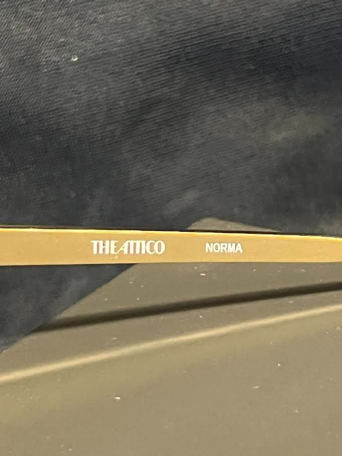 THE ATTICO x LINDA FARROW NORMA SUNGLASSES GOLD/PURPLE ATTICO73C5SUN 56-16-140mm — view 7