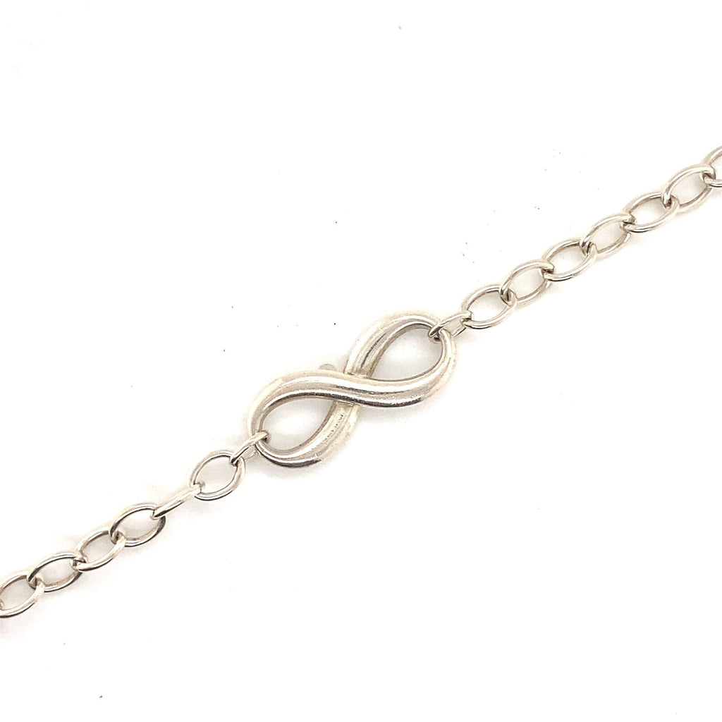 Tiffany & Co. Original Tiffany & Co infinity Sterling silver bracelet 7.25 inch — view 2