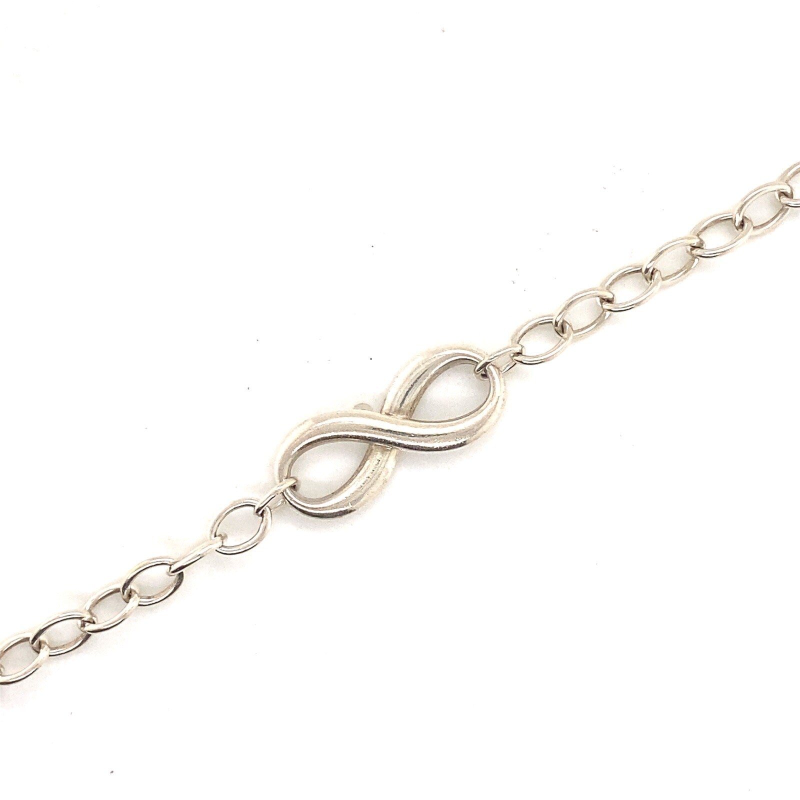 Tiffany & Co. Original Tiffany & Co infinity Sterling silver bracelet 7.25 inch — view 2