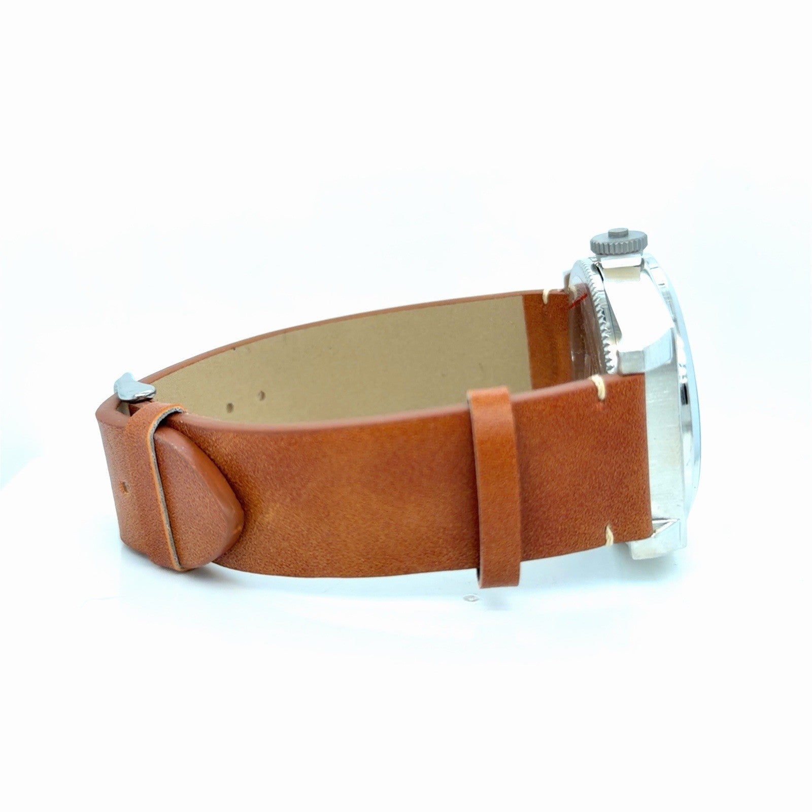 Shield 40mm Cavern Watch Black/Orange Dial, Tan Leather Strap SLDSH110-3 (view 3)