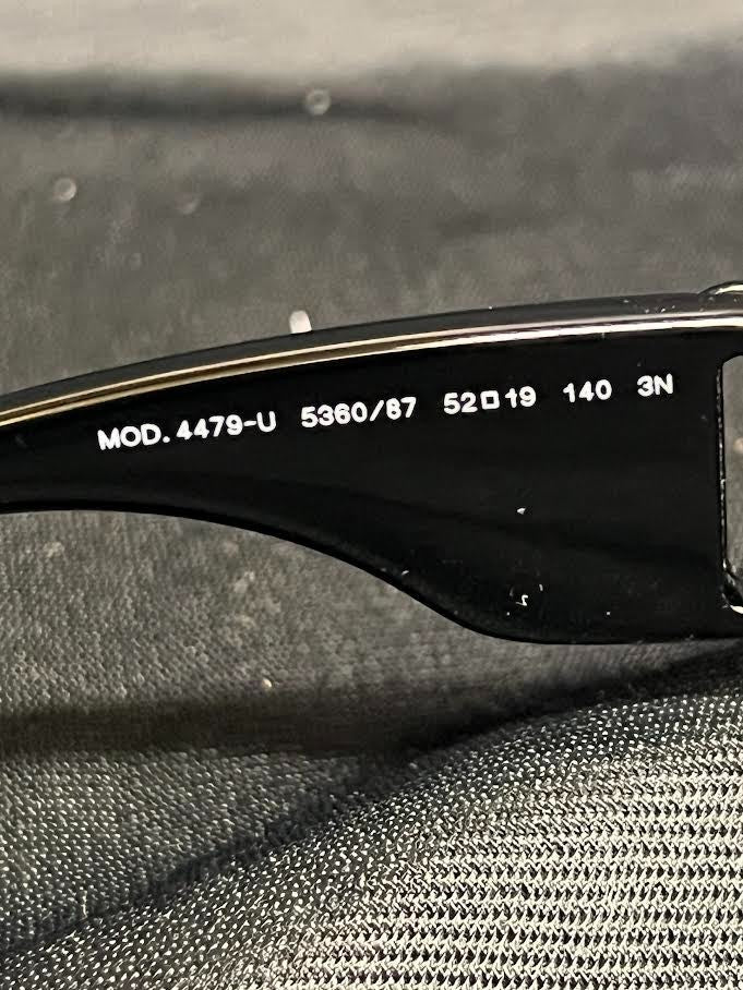 Versace Sunglasses VE4479U 536087 52-19 Black Frame Dark Grey Lens 140mm (view 8)