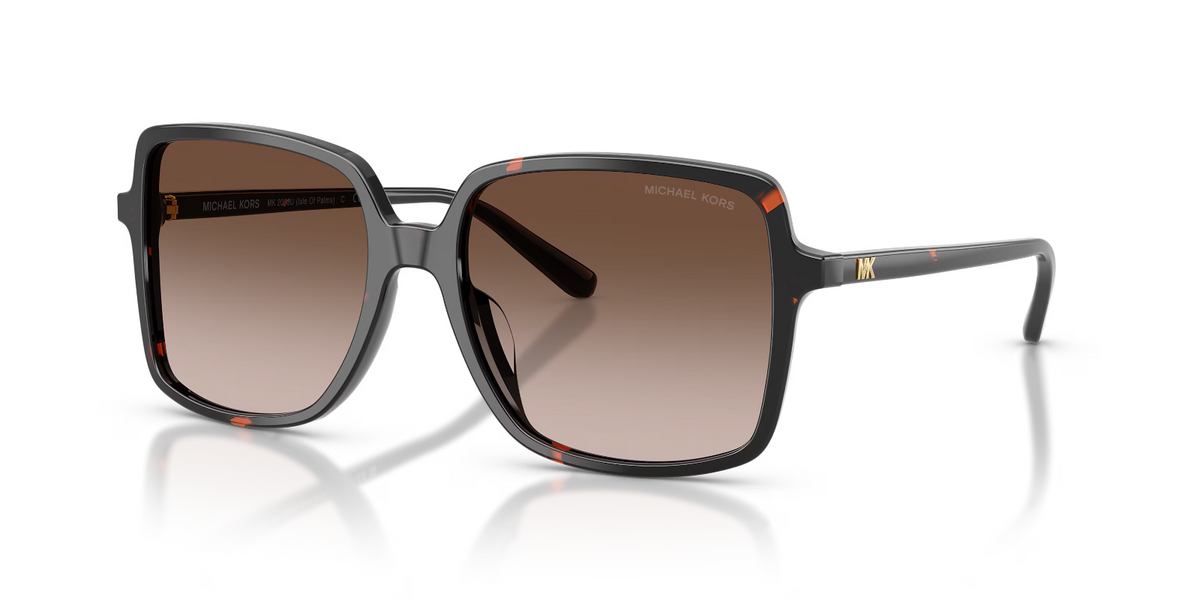 Michael Kors Isle of Palms MK2098U Dark Tortoise Smoke Gradient Sunglasses 140mm (view 1)