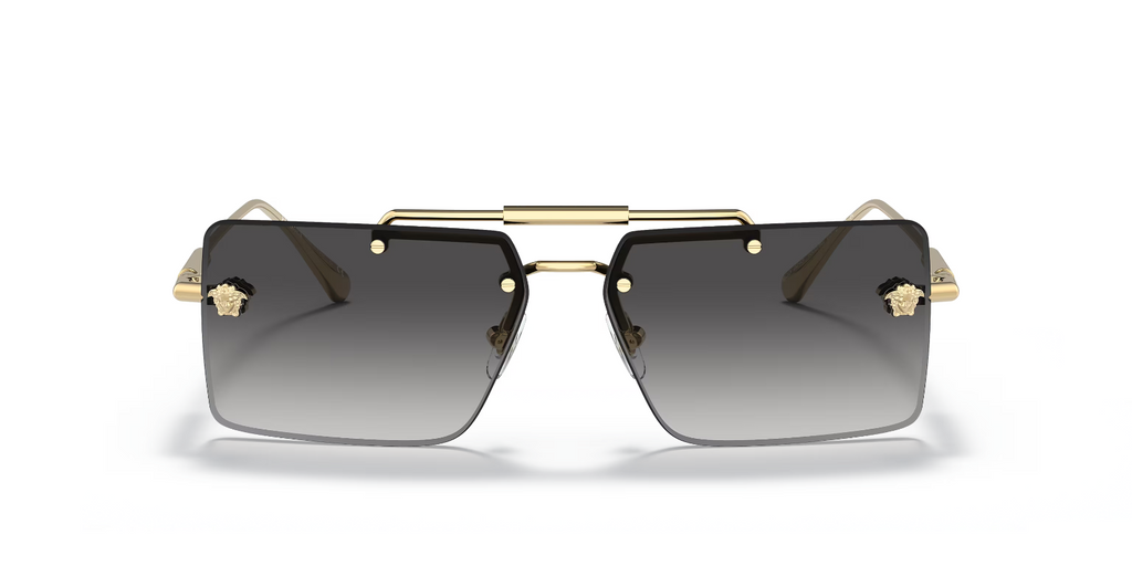 Versace Sunglasses VE2245 10028G 60-13 Gold Grey Gradient (view 1)