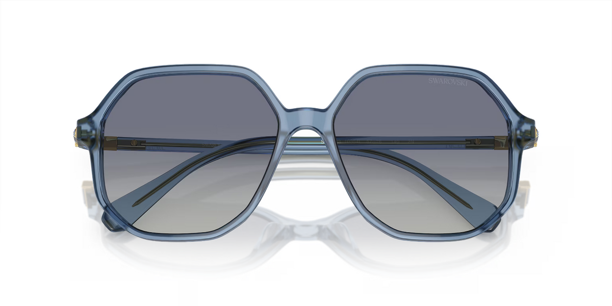 Swarovski Sunglasses SK6003 10354L Opaline Blue Frame Blue Gradient Lens 140mm (view 5)