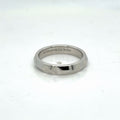 Tiffany & Co. Tiffany True 4 mm Beveled Band Platinum PT 950 Size 8 (view 1)