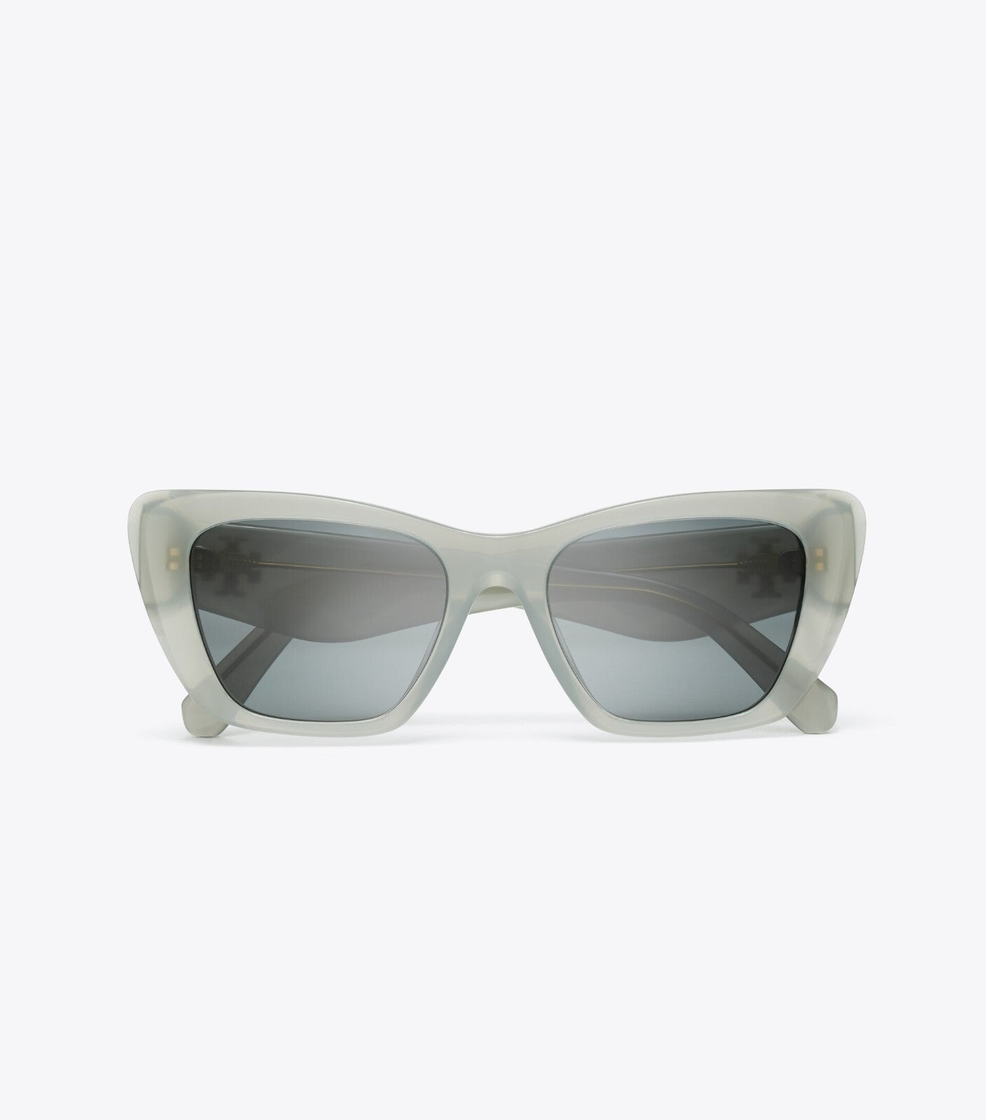 TORY BURCH KIRA CAT-EYE SUNGLASSES TY7216U GREY GREEN FRAME, DARK GREY LENS 140 — view 3