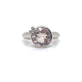 Carrera y Carrera 18k White Gold Morganite Baile de Mariposas Ring Size 6.5 (view 1)