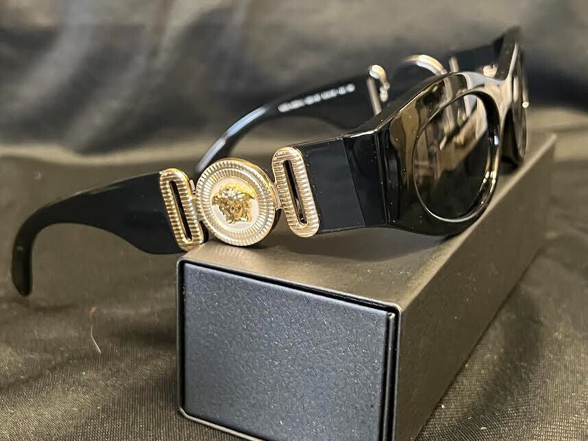 VERSACE SUNGLASSES VE4480U GB1/87 BLACK FRAME DARK GREY LENS 140mm — view 5