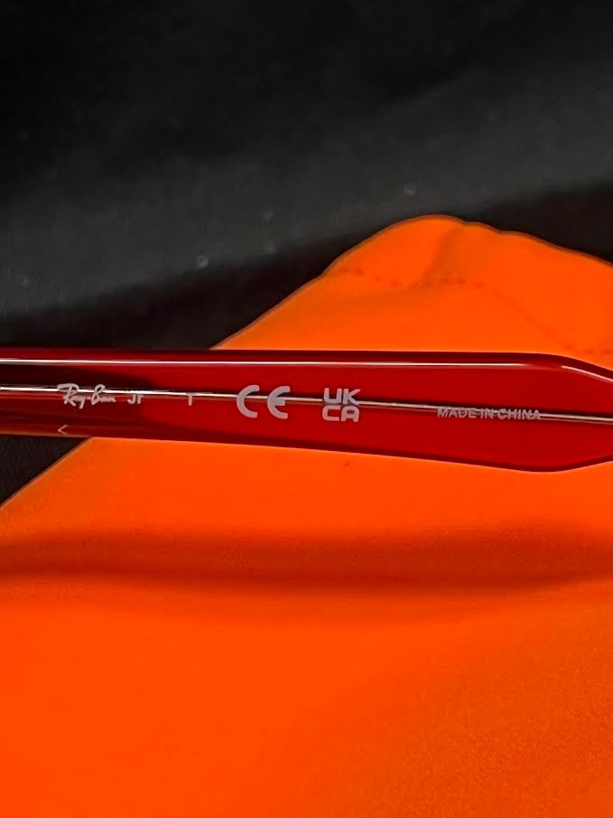 RAY-BAN JUNIOR SUNGLASSES RJ9098S 715413 45-18 RED ORANGE/BROWN GRADIENT 130mm — view 9