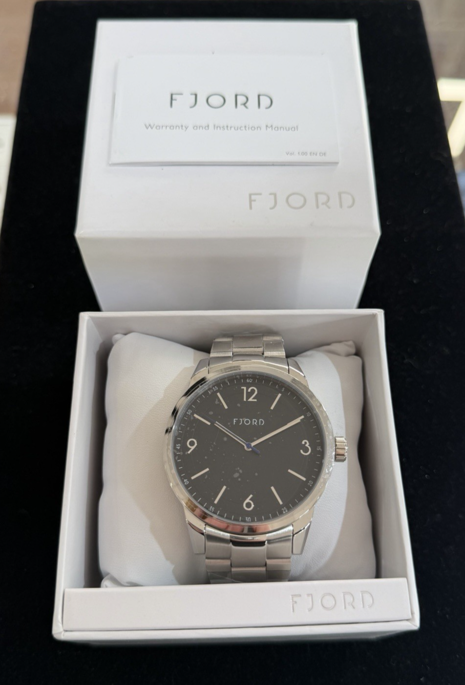 FJORD 44mm Men's Watch Black Dial Stainless Steel PETR FJ-3062-33 (view 7)