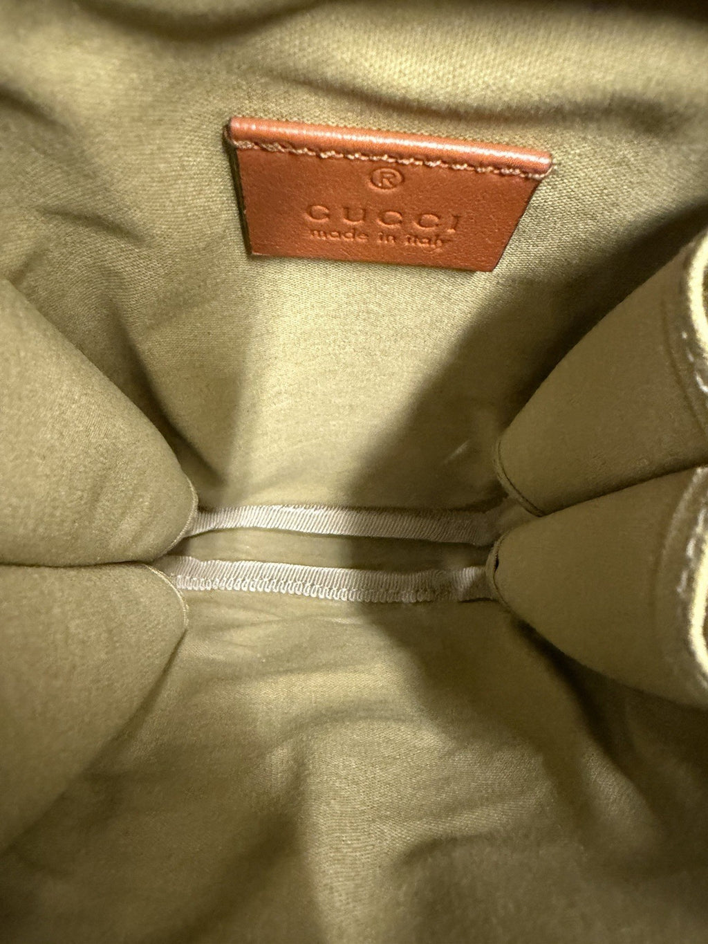 Gucci Canvas 34" Belt Bag Phone Case Beige/Brown (view 8)
