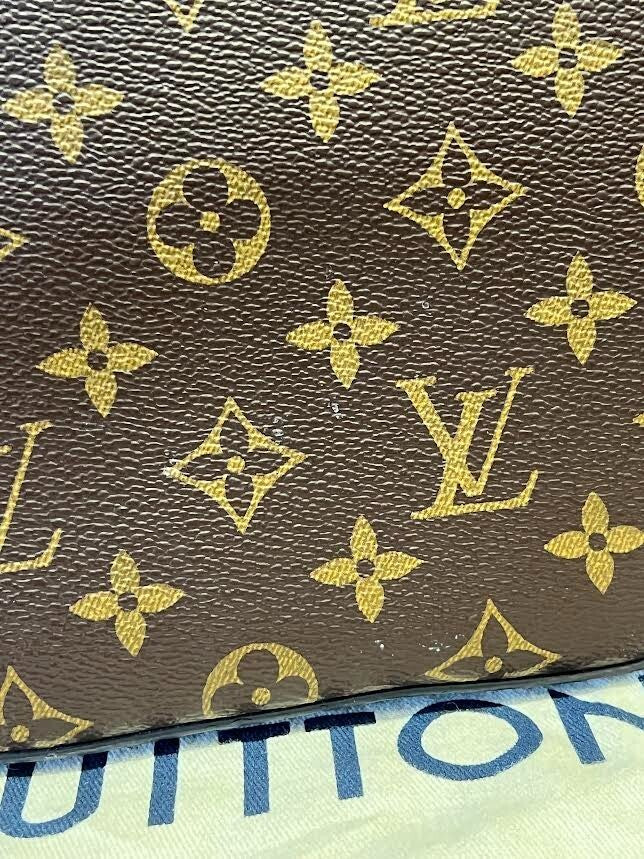 Louis Vuitton Neonoe MM Black Monogram M44020 Drawstring Bucket Bag (view 21)