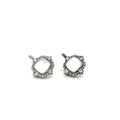 Judith Ripka Silver 925 Earrings 18K Gold Post (view 1)