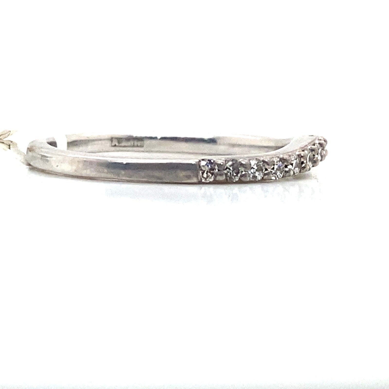 A.Jaffe 0.25tcw 14k White Gold A. Jaffe Diamond Wedding Band Ring Size 7 — view 2