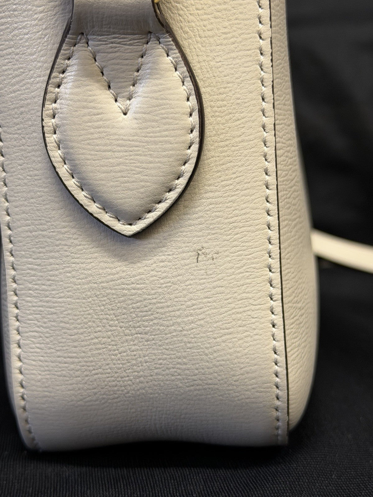 Gucci Horsebit 1955 Crossbody Bag Adjustable Strap Cream Leather, Gold Hardware (view 15)