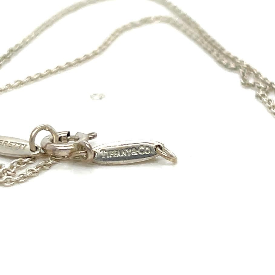 Tiffany & Co. Elsa Peretti Open Heart Pendant 16mm Sterling Silver 925 Necklace (view 7)