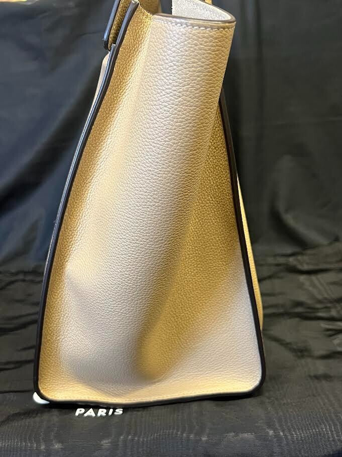 CELINE LUGGAGE PHANTOM LEATHER HANDBAG DOUBLE HANDLE TOTE TAUPE — view 7