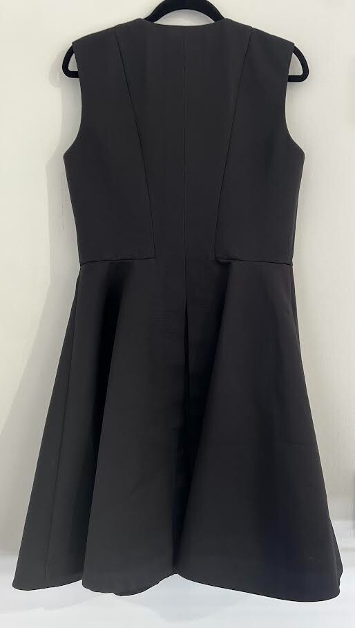 LOUIS VUITTON JEWEL BUTTON DRESS 1AFO58 SIZE 42 (US 10) 100% SILK2