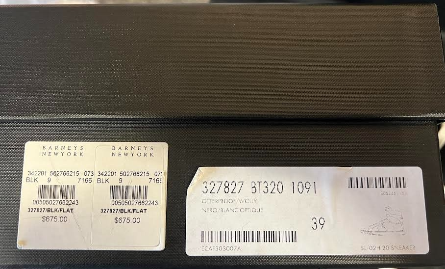 Saint Laurent SL/O2H High Top Sneakers Black and White Suede Size 39 (us 6) (view 22)