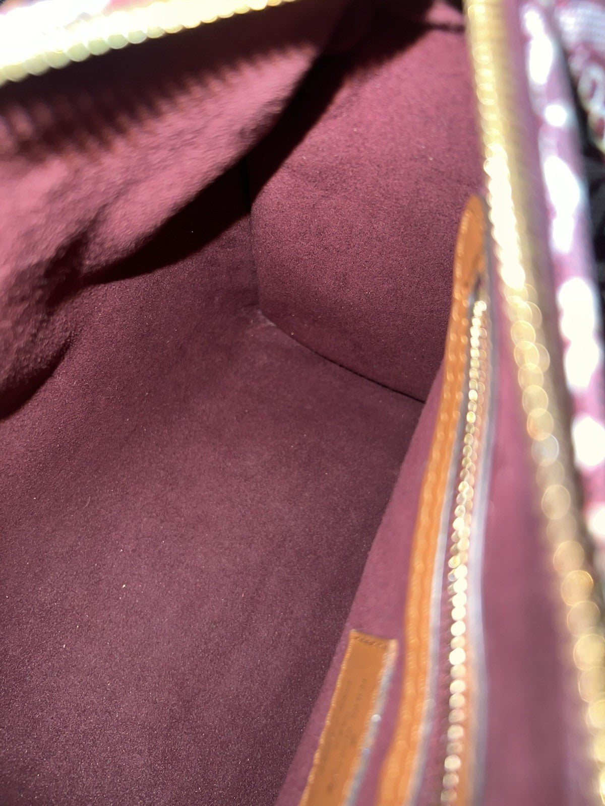 Louis Vuitton Speedy Bandouliere 25 Burgundy Jacquard 1854 Limited Edition (view 9)