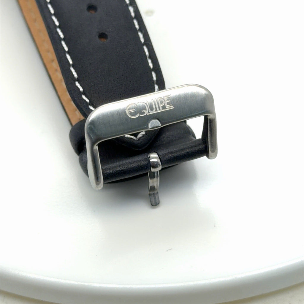 Equipe Turbo 44mm Black Leather Strap Men's Watch EQUT102 (view 10)