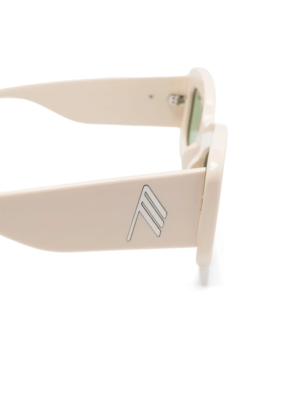 THE ATTICO x LINDA FARROW HARRY SUNGLASSES IVORY/GREEN ATTICO64C4SUN 140mm 54-22 — view 3