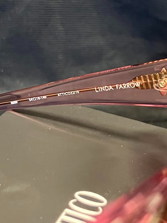 The Attico x Linda Farrow Dora Sunglasses ATTICO32C1SUN Pink 54-18-140mm (view 6)