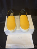 Celine Yellow Leather Slip ON Sneakers 345131 Size EU 38.5/ US 8.5 (view 1)