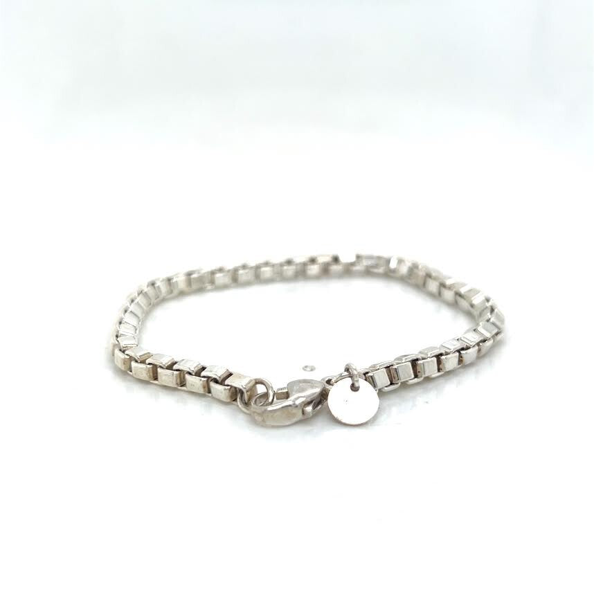 Tiffany & CO Venetian Link Bracelet - 925 Sterling Silver - 7" (view 5)