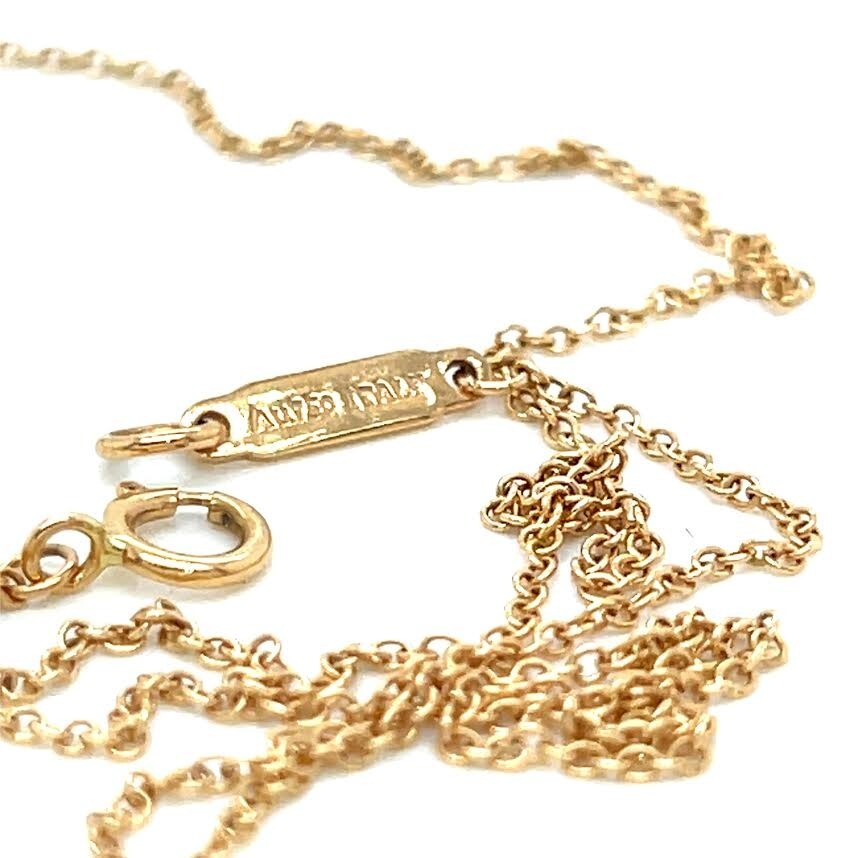 Tiffany & CO Diamond Circle Pendant 16" Necklace 18K Rose Gold with Box (view 6)