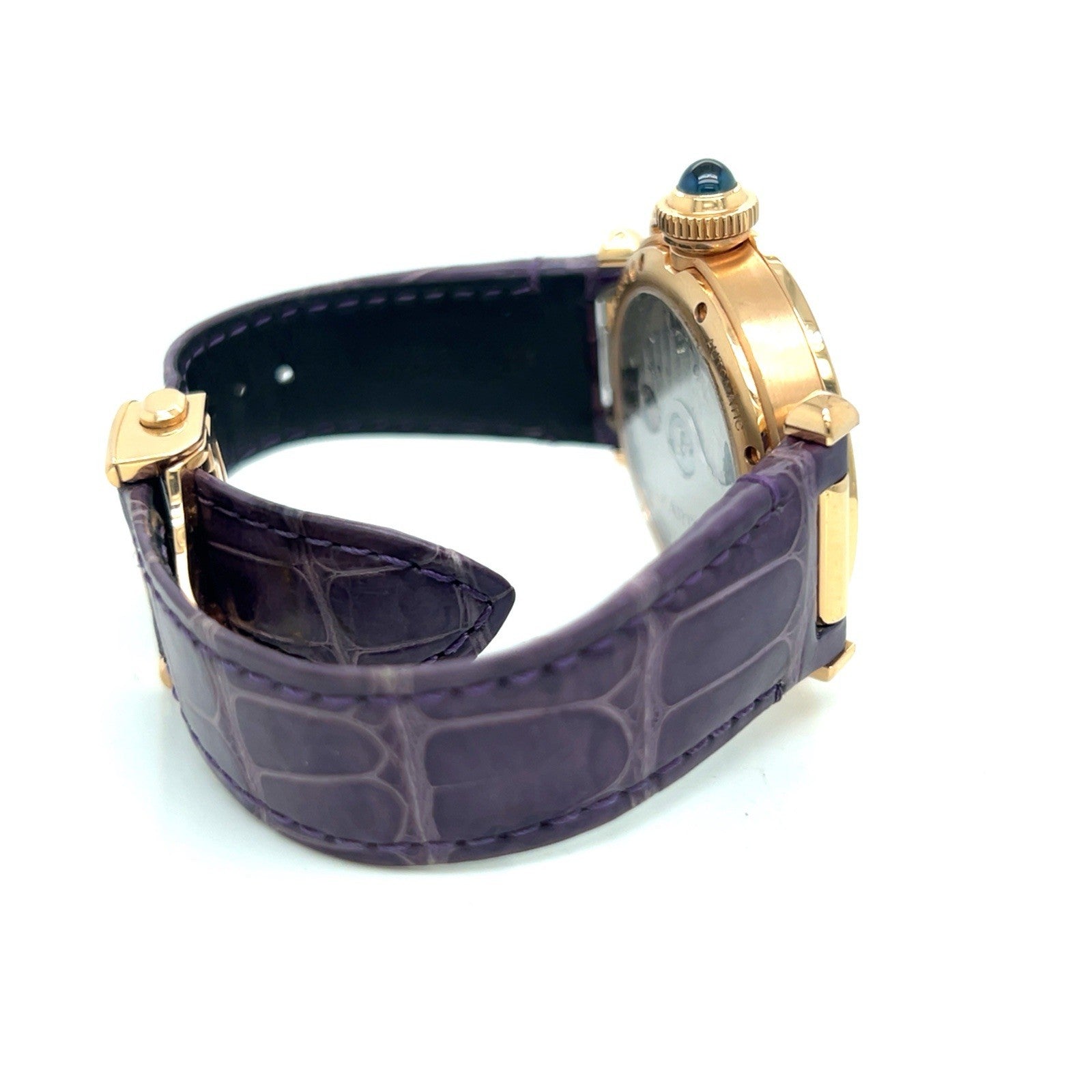 CARTIER PASHA 35MM 18K ROSE GOLD DIAMOND BEZEL WJPA0012 EXTRA STRAPS, BOX — view 5