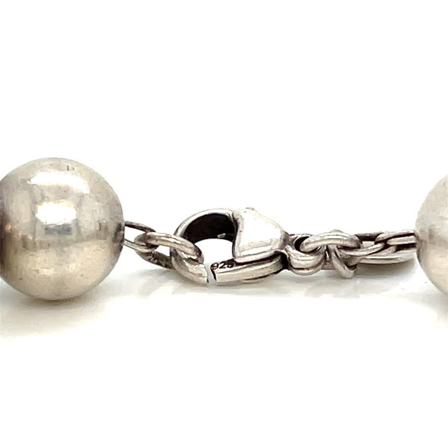 Tiffany & Co. Hardwear Ball Bracelet Sterling Silver 925 Small- 7 in/10mm (view 8)