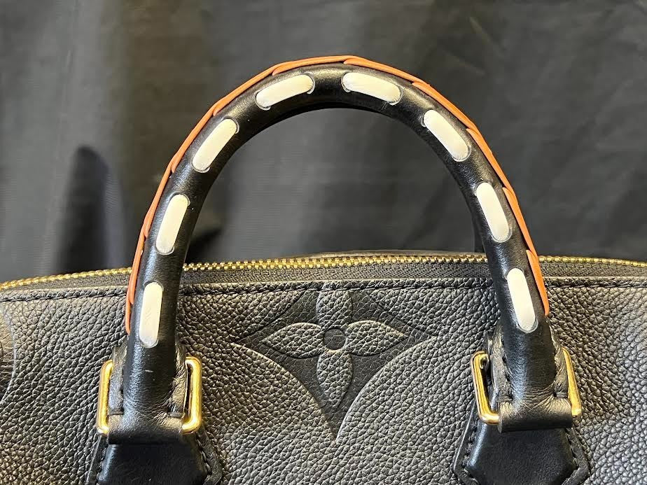 Louis Vuitton Black Monogram Wild AT Heart Speedy 25 Bandouliere Leather W Lock (view 11)