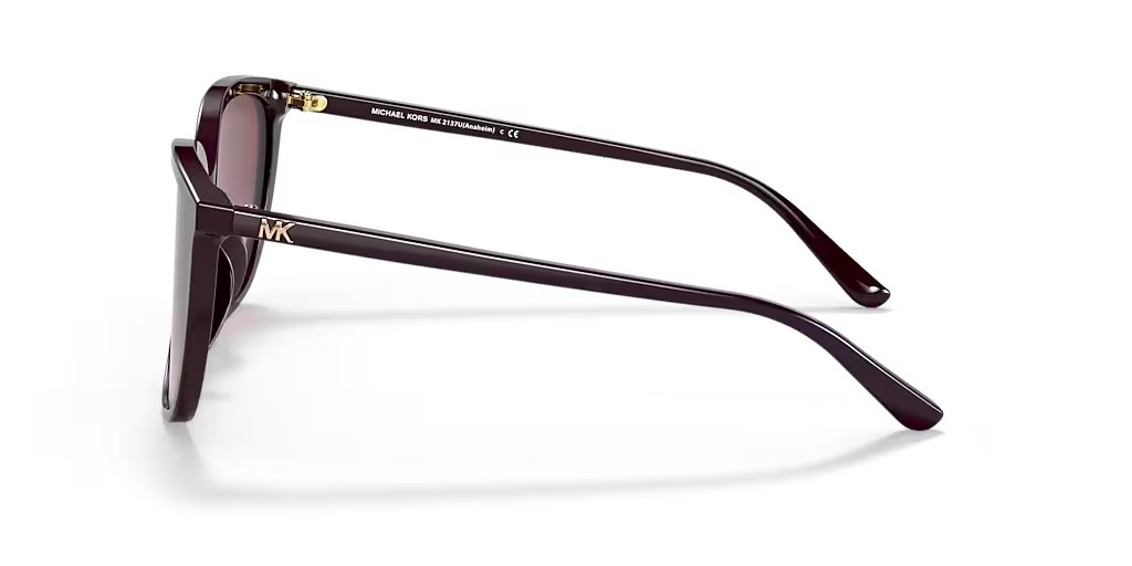 Michael Kors Anahiem Sunglasses MK2137U Cordovan/cordovan Gradient 140mm (view 3)