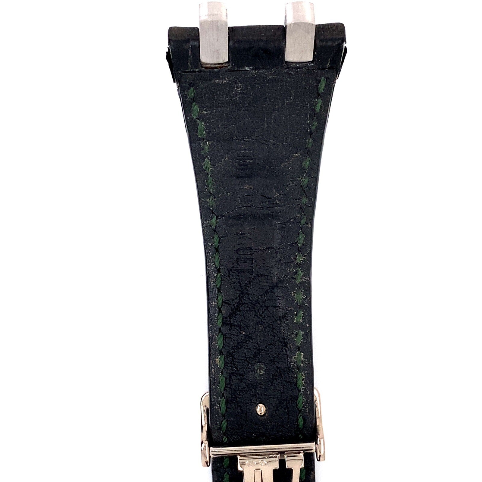 Audemars Piguet 18k White Gold and Leather Royal Oak Offshore Bracelet3