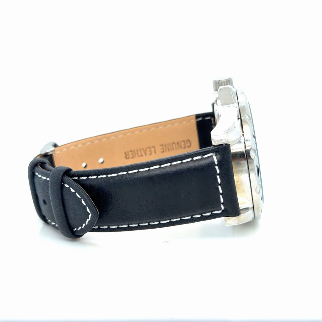 Equipe Turbo 44mm Black Leather Strap Men's Watch EQUT102 (view 4)