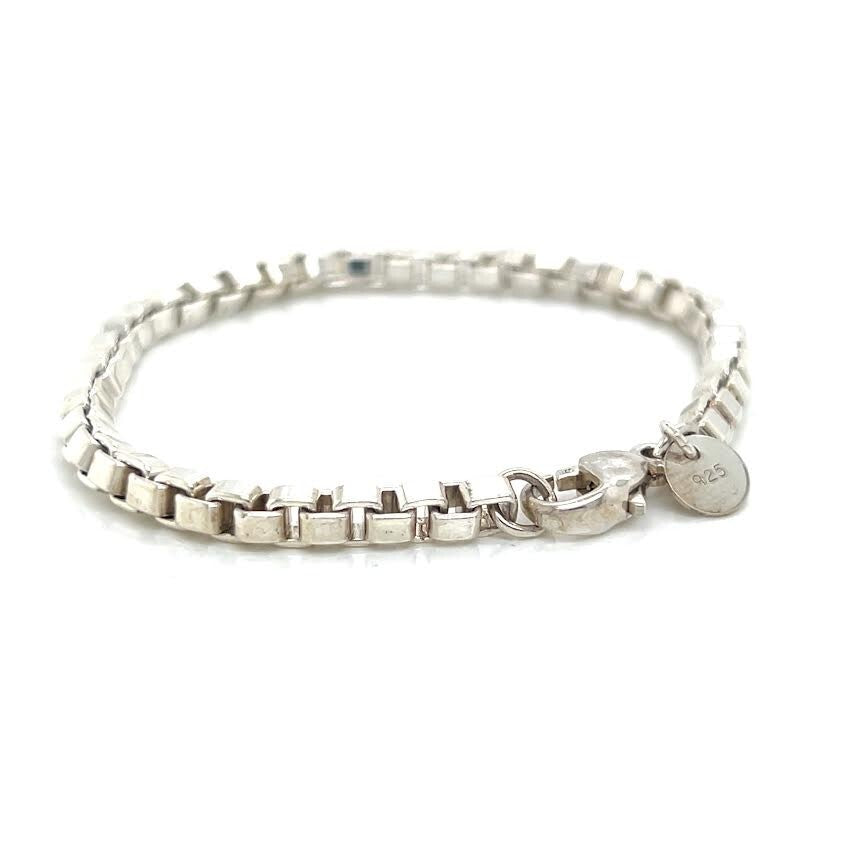 Tiffany & CO Venetian Link Bracelet - 925 Sterling Silver - 7" (view 4)