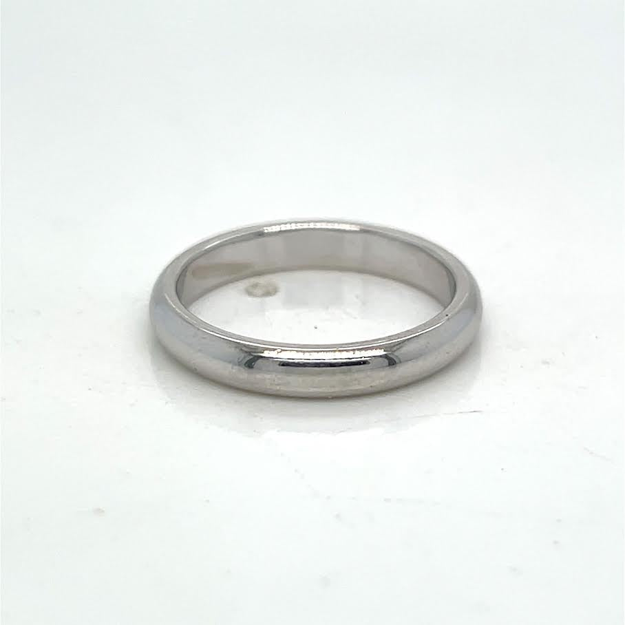 Tiffany & Co. TIFFANY & CO TIFFANY FOREVER WEDDING BAND RING PLATINUM 950 3mm SIZE 5 — view 3