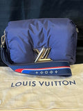 LOUIS VUITTON LV SKI TWIST MM PADDED SHOULDER BAG WOVEN REMOVABLE STRAP M23386 — Certified Authentic | San Diego Jewelry Buye