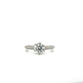 0.77ct Tiffany & Co. Round Brilliant Diamond Solitaire Engagement Ring Platinum (view 1)