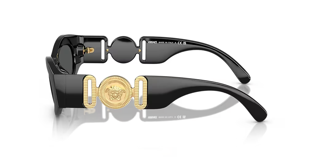 VERSACE SUNGLASSES VE4480U GB1/87 BLACK FRAME DARK GREY LENS 140mm — view 2